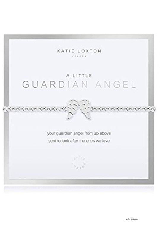 Katie Loxton a Little Beautifully Boxed Faith Womens Stretch Adjustable Band Fashion Charm Bracelet
