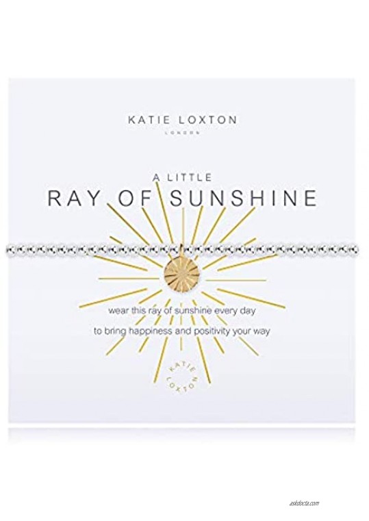 Katie Loxton a Little Summer Womens Stretch Adjustable Band Fashion Charm Bracelet