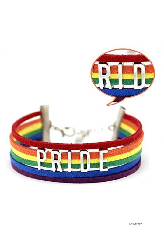 Rainbow LGBT bracelet gay pride bracelet for women pride bracelet LGBTQ Jewelry Gay Pride Gifts