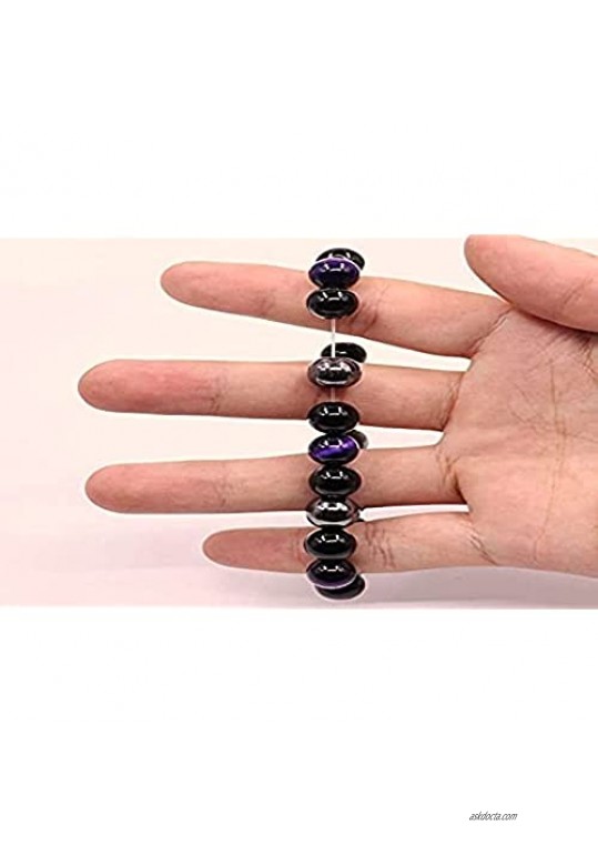 Rustenhof Triple Protection Bracelet for Protection - Bring Luck and Prosperity Hematite Beads+Black Obsidian+Tiger's Eye Stone Bracelets
