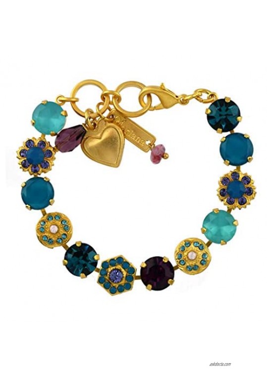 Mariana Jewelry Peacock Bracelet  Gold Plated with Crystal  Nature Collection MAR-B-4411 2139 YG