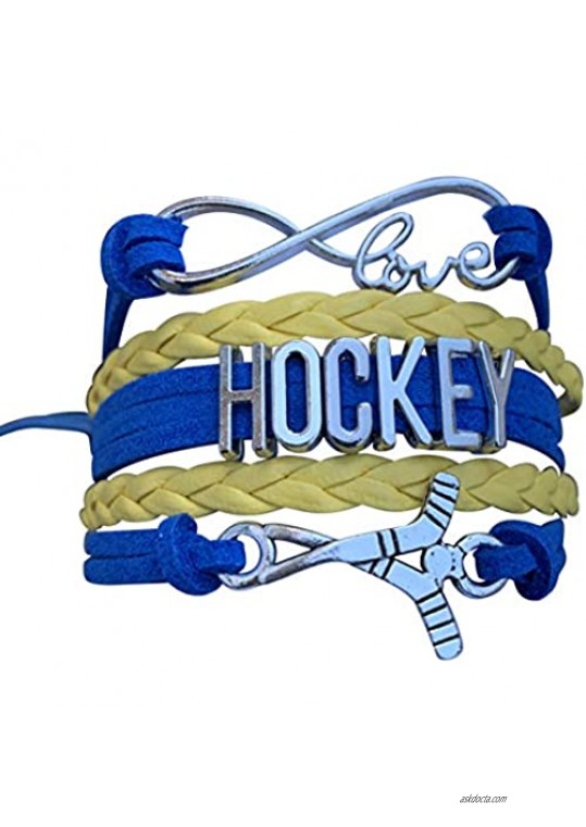 Sportybella Hockey Charm Bracelet Hockey Jewelry- Hockey Stick Bracelet- Perfect for Hockey Players