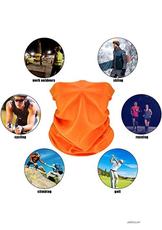 3 Cool Face Covering Seamless Summer Neck Gaiters for Men Balaclava Sun Protection for Outdoor