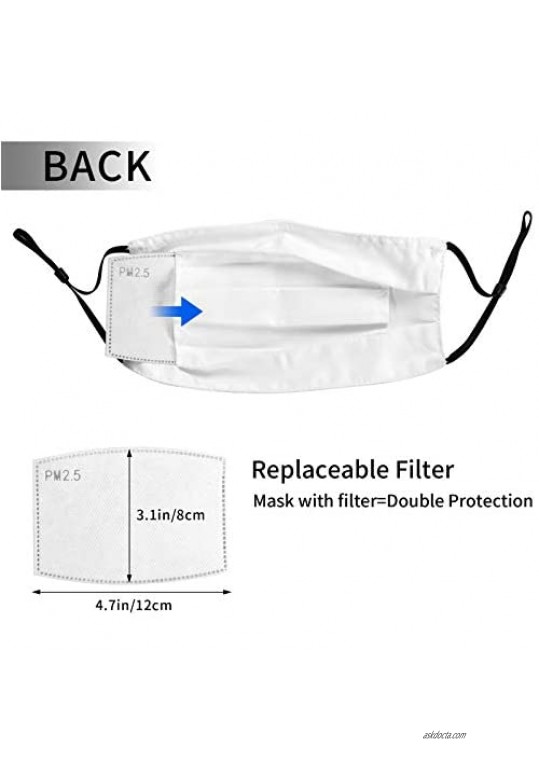 4 Pcs Blm Black Lives Matter Face Mask With Filter Pocket Reusable Breathable Adjustable Anti-Dust Wind Sun-Proof Fashion Balaclava For Women Men