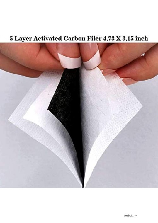Outdoor Mask Washable and Reusable Adjustable Protective 5-Layer Activated Carbon Filter (Unisex)