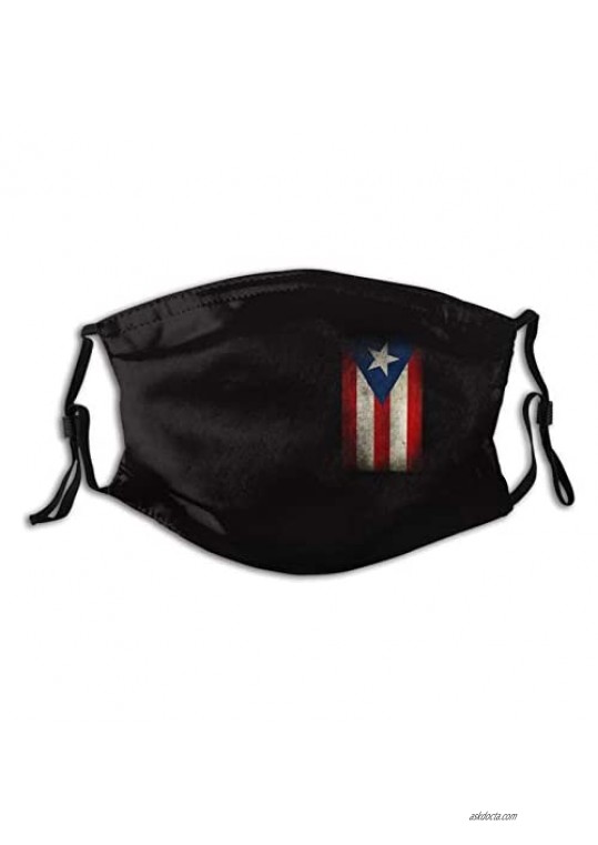 Puerto Rico Puerto Rico Flag Face Mask Fashion Scarf Reusable Balaclavas For Men Women