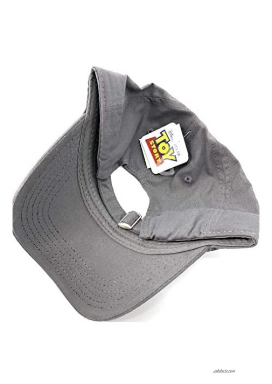 Disney Adult Toy Story Logo Grey Baseball Cap Hat