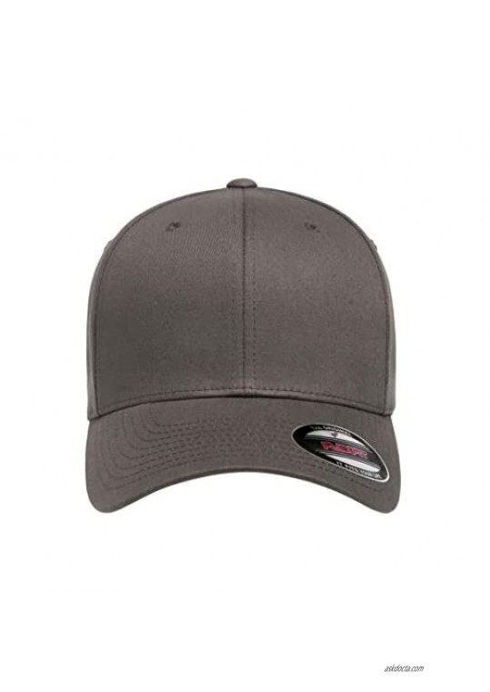 Flexfit Cotton Twill Fitted Cap Grey Large/X-Large