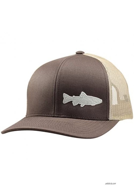 LINDO Trucker Hat - Trout Fishing 2.0 (Brown/tan)