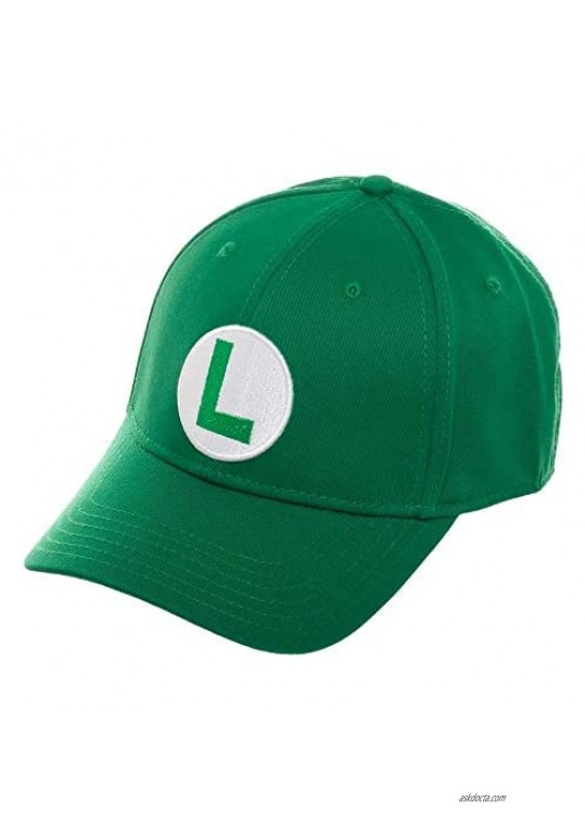 Luigi Flex Fit Cap Baseball Hat Green