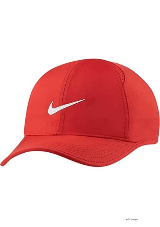 Nike Red Featherlight Performance Adjustable Hat Aerobill Dri-Fit Cap Unisex