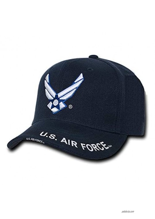 United States Air Force Wing Embroidered Cap by Rapid Dominance  Navy blue  Adjustable