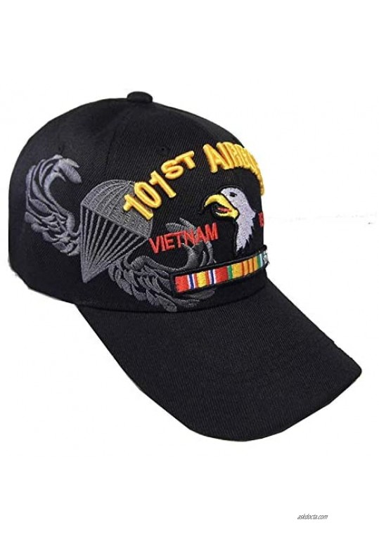 US Warriors Army 82nd 101st Airborne Division Veterans Hat Officially Licensed Military Cap