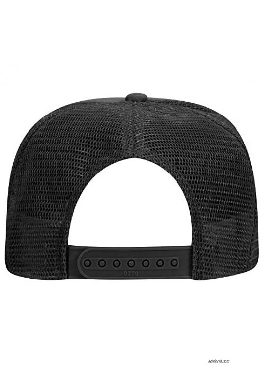 Wholesale 12 x Polyester Foam Front 5 Panel Pro Style Mesh Back Trucker Hat