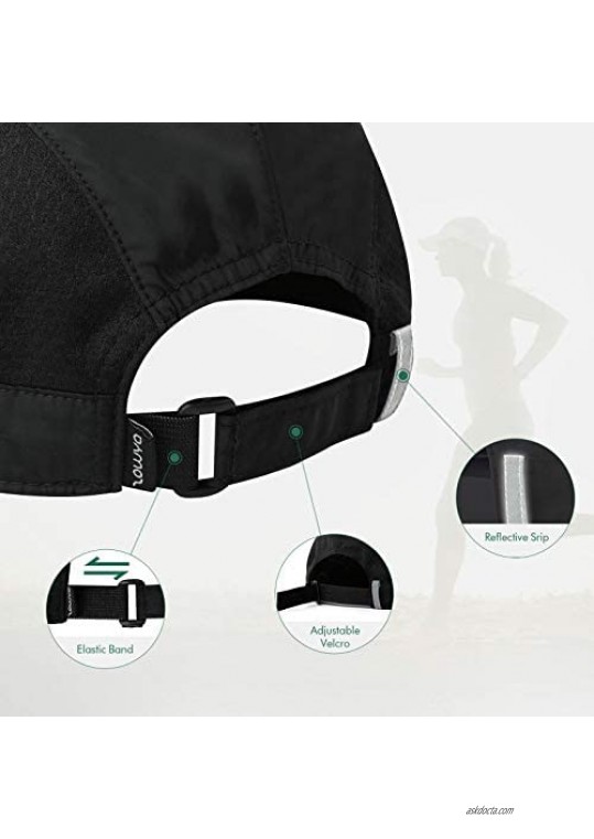 ZOWYA Breathable Sport Cap for Men & Women Summer Running Hat Adjustable Mesh Baseball Cap 1 Pack