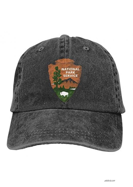 Denim Cap US National Park Logo Baseball Dad Cap Classic Adjustable Casual Sports for Men Women Hats