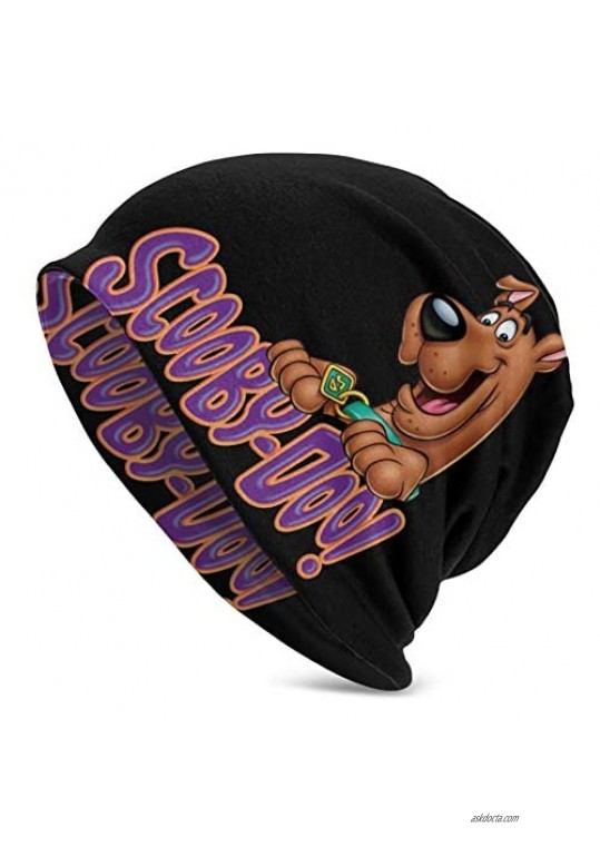GILVARYESN Men Women SCO-Oby-Doo Beanie Hat Tie Dye Warm Skull Hat Knit Caps for Skiing Outdoor Tour