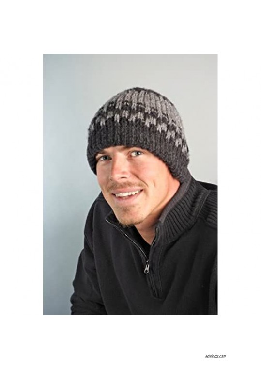 Icebox Knitting Dohm Yeti Winter Wool Hat Beanie Skull Cap For Men and Women