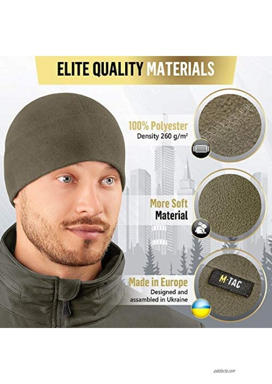 M-Tac Tactical Beanie Fleece Watch Cap Military Army Men Winter Hat Elite