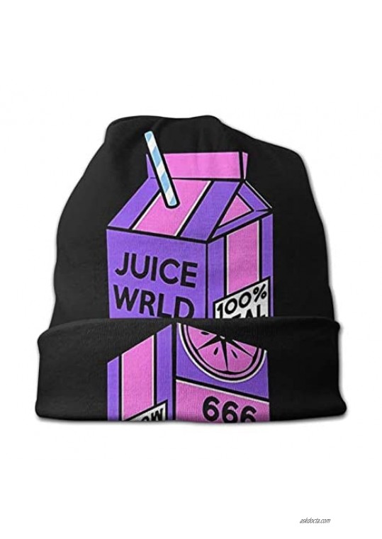 Rip Ju-Ice Wr-Ld Lyri-Cal Lemonade Beanie Hat Cuffed Plain Cap Hip Hop Hat Skull Cap Black