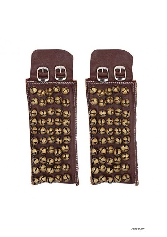 fashionAtelier 5 line Leather Bharatanatyam anklets bells Ghungroo(510 ghungroo)