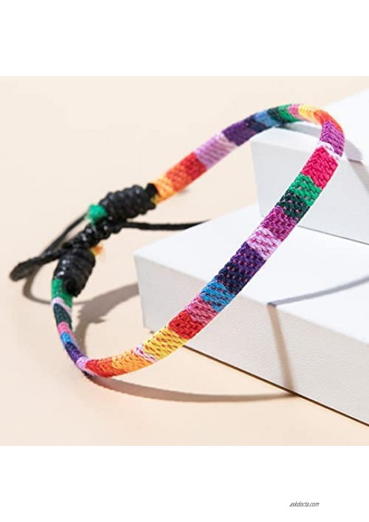 yomlry LGBT Pride Bracelet for Gay & Lesbian Black Matte Agate Lava Rock Rainbow Bracelets LGBTQ Relationship Bracelet for Women Men