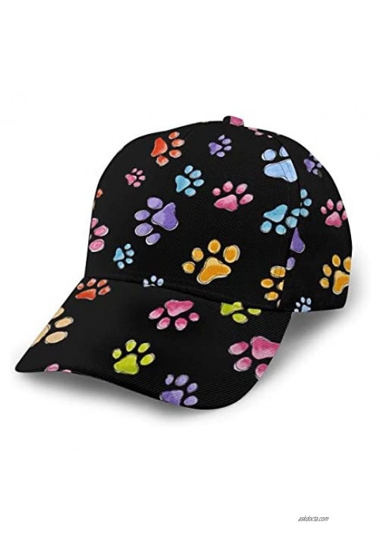 Baseball Cap Retro Flowered Print Dad Caps Circular Top Classic Fashion Casual Adjustable Sport for Women Girls Hats