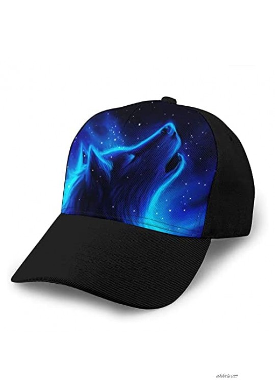 Blue and Purple Galaxy Sports Cap Unisex Baseball Cap Fashion Dad Hat Classic Casual Adjustable for Men Women