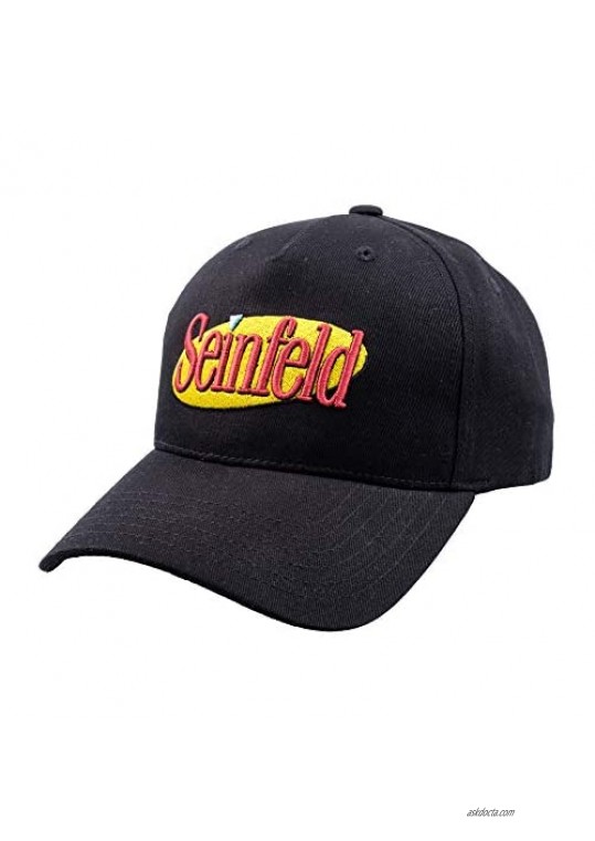 Concept One Seinfeld Adjustable Snapback Baseball Hat Black One Size