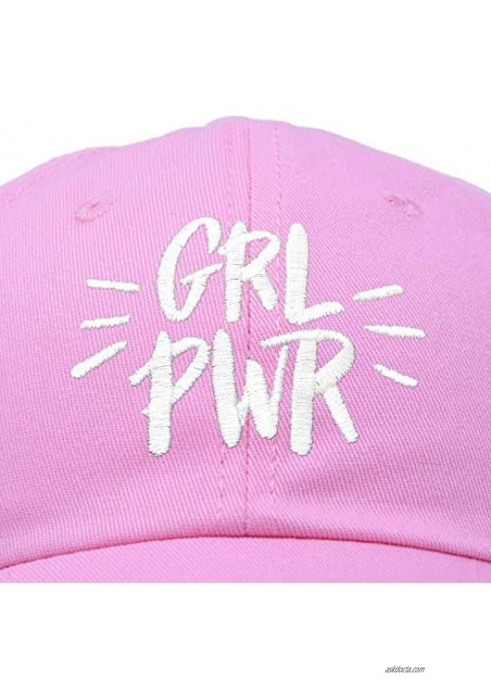 DALIX Girl Power Baseball Cap Dad Hat Womens Girls Teens