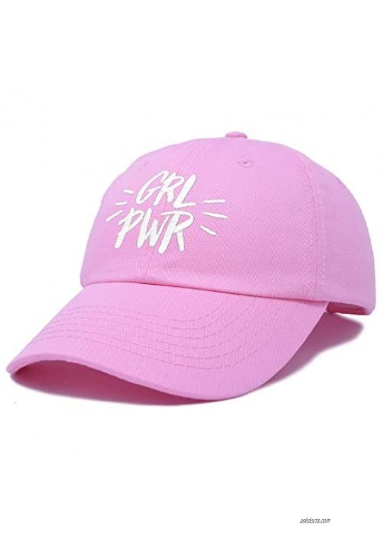 DALIX Girl Power Baseball Cap Dad Hat Womens Girls Teens