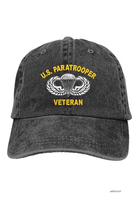 epilimnion 82nd Airborne Division Us Paratrooper Army Veteran Adult Cap Adjustable Cowboys Hats Baseball Cap