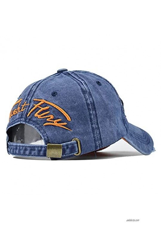 OAKSTOY 3D Eagle Eye Embroidered Baseball Cap Unisex Vintage Adjustable Washed Cotton Outdoor Sport Trucker Driving Hat