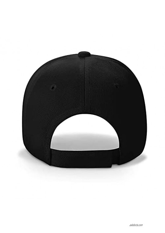Printed Men Women Baseball Cap Cotton Adjustable Sport Caps Dad Sun Hat for Running Workouts and Outdoor Activities Unisex