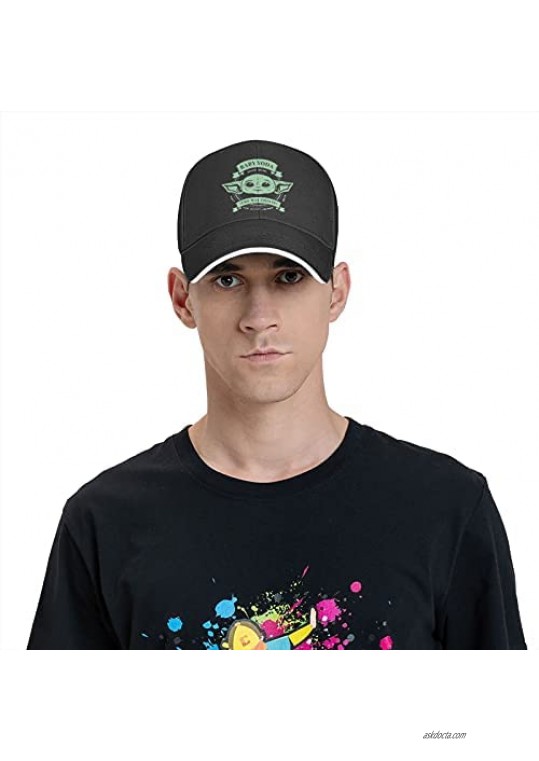 Printed Men Women Baseball Cap Cotton Adjustable Sport Caps Dad Sun Hat for Running Workouts and Outdoor Activities Unisex