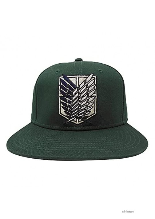 Ripple Junction Attack on Titan Hat  Season 3 Scout Regiment Shield Cap  Green