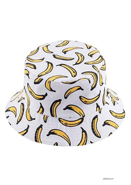A&R Bucket Hat for Women Men Reversible Aesthetic Fisherman Hat Summer Cap