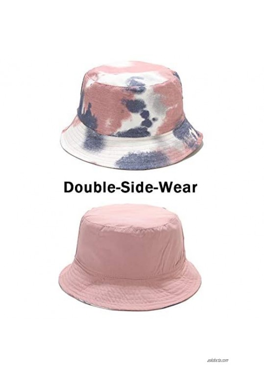 Bucket Hat for Women Summer Travel Beach Sun hat Reversible Outdoor Cap Unisex