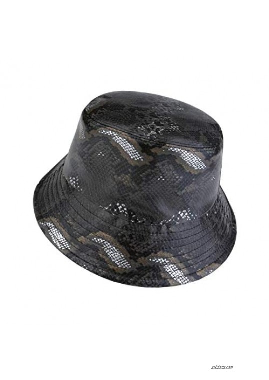 CHIC DIARY Reversible Leopard Bucket Hat Women Fashion Floppy Sun Hats Cap Packable Fisherman Hat