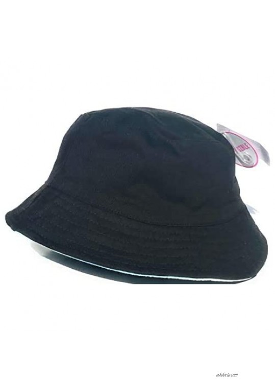Justice Double-Side-Wear Reversible Bucket Hat Indigo/Black
