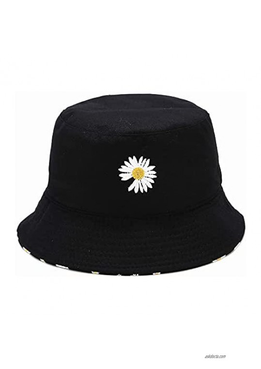 Leopard Bucket Hat for Women Fashion Reversible Design Packable Trendy Brown Sun Hat
