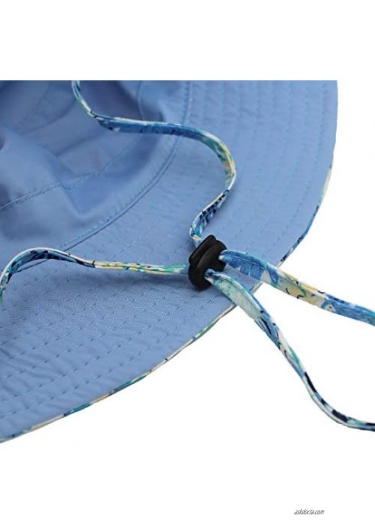 QingFang Fashion Lightweight Double-Sided can wear Outdoor Sunscreen Bucket hat Fisherman hat