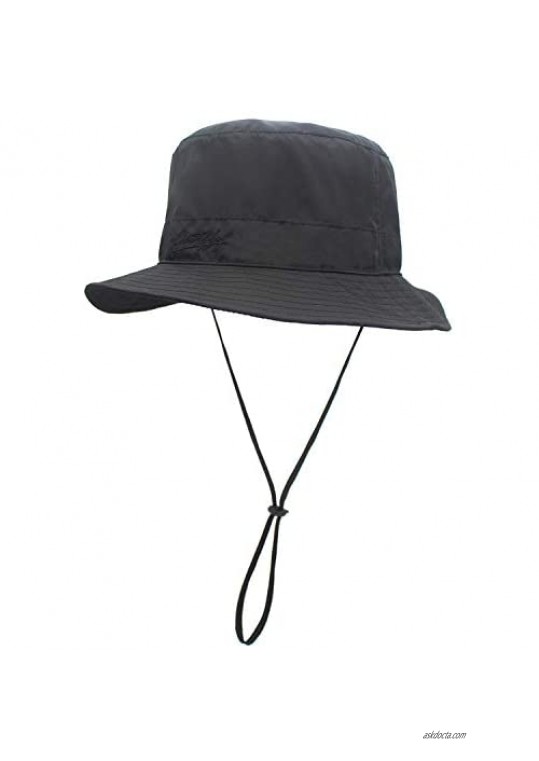 QingFang Fashionable Lightweight Foldable Wallet Style Fisherman Hat Lightweight Quick-Drying Outdoor Sunscreen Bucket Hat