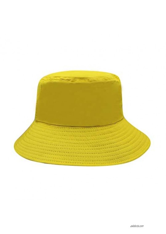 RARITYUS Cute Frog Bucket Sun Hat Funny Summer Packable Fisherman Cotton Hat Unisex for Adults Women Teen Girls Kids