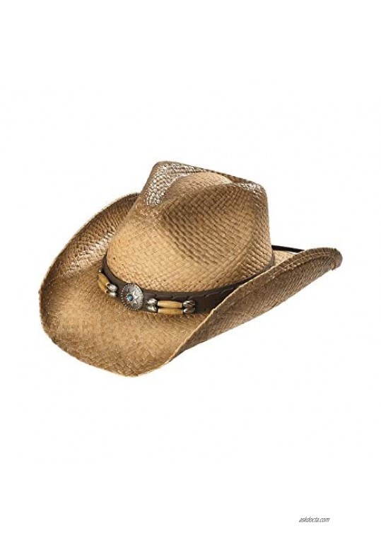 Cody James Men's Contraband Straw Cowboy Hat Brown One Size