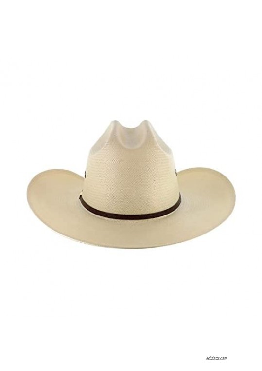 Moonshine Spirit Men's 8X River Bank Straw Cowboy Hat Natural 6 7/8