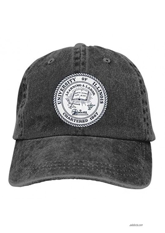 UIUC Commemorate Casquette Cap Vintage Adjustable Unisex Baseball Hat