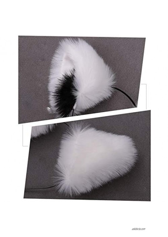 Faylay Cat Ears Headband Cosplay Hairband Fluffy Girl Women Cute Party Headwear