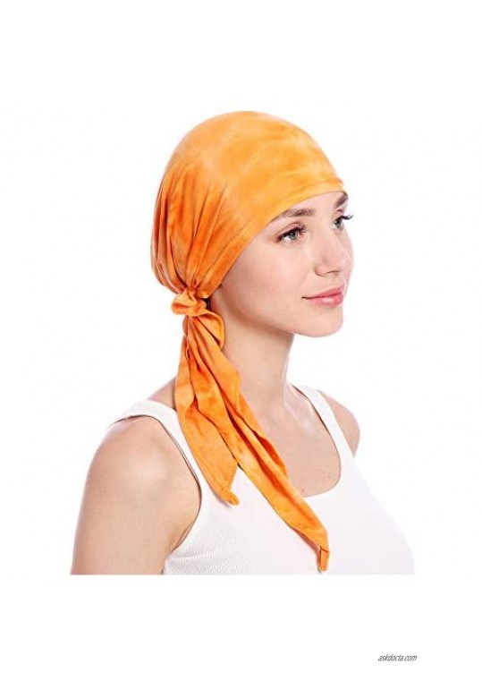 KINGREE Chemo Cap Turban Headwear Multi Function Headwrap and Chemo Hats for Hairloss