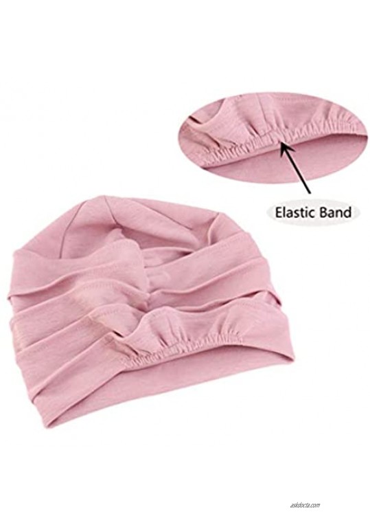TENDYCOCO Women Sleep Cap Cotton Chemotherapy Hat Headscarf Headwrap Chemo Hat Cancer Slouchy Beanie